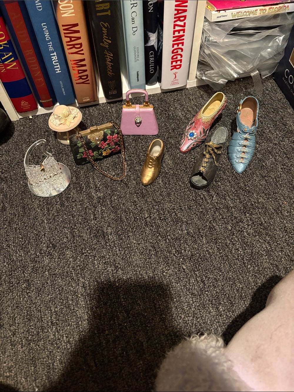 Miniature Decorative Shoes and purses Figurines